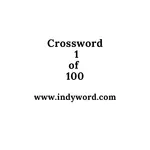 Crossword 1 of 100