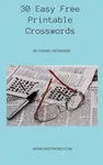 Subscribe to our newsletter and receive a copy of the "30 Easy Free Printable Crosswords" e-book.