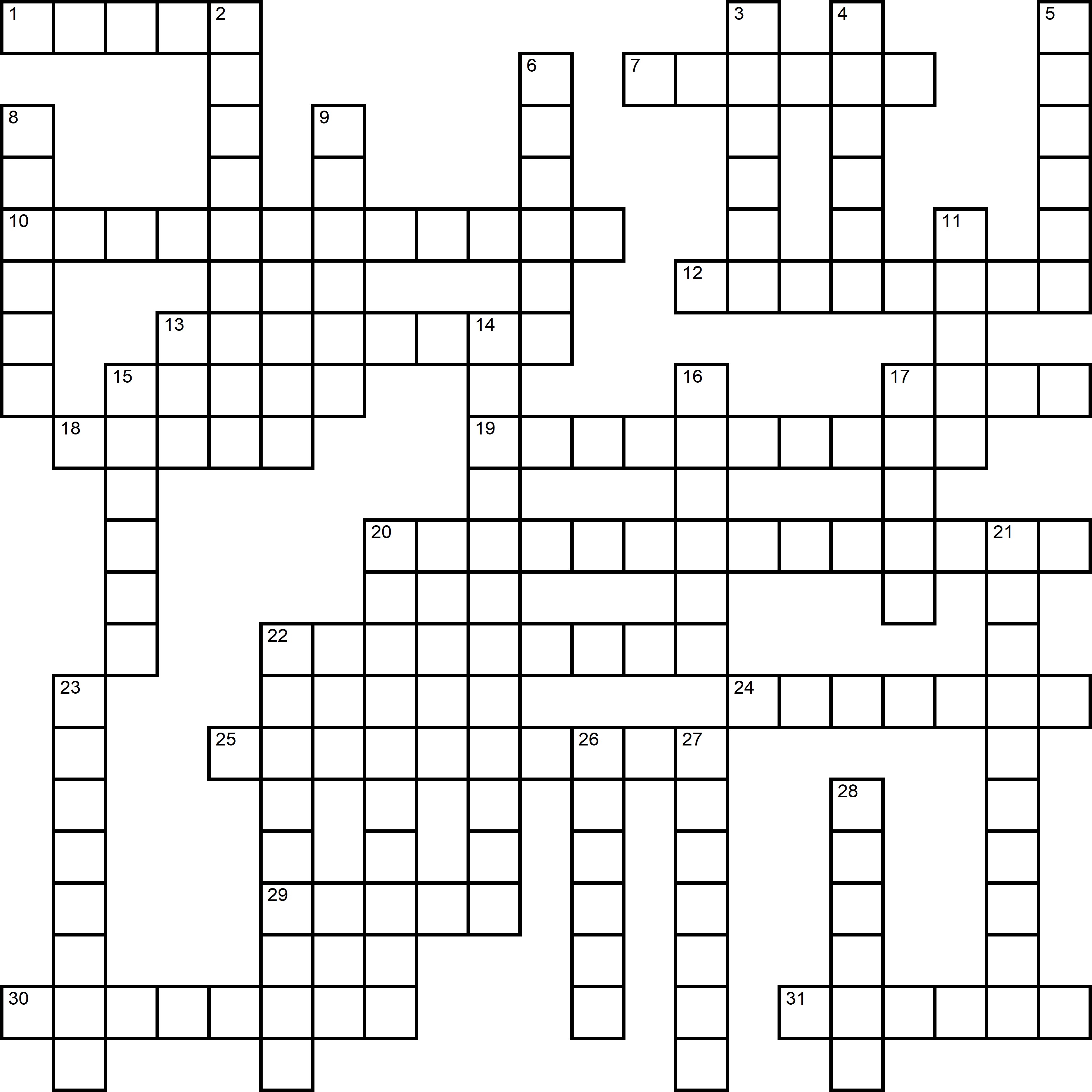 Easy Crossword About Flowers