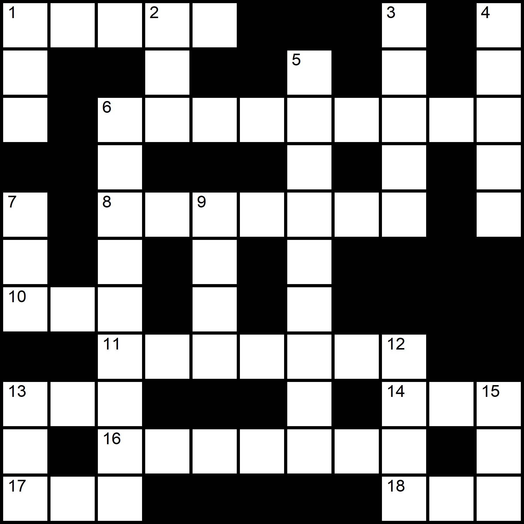 Simple Crosswords - Placidus Flora - Crossword number ten