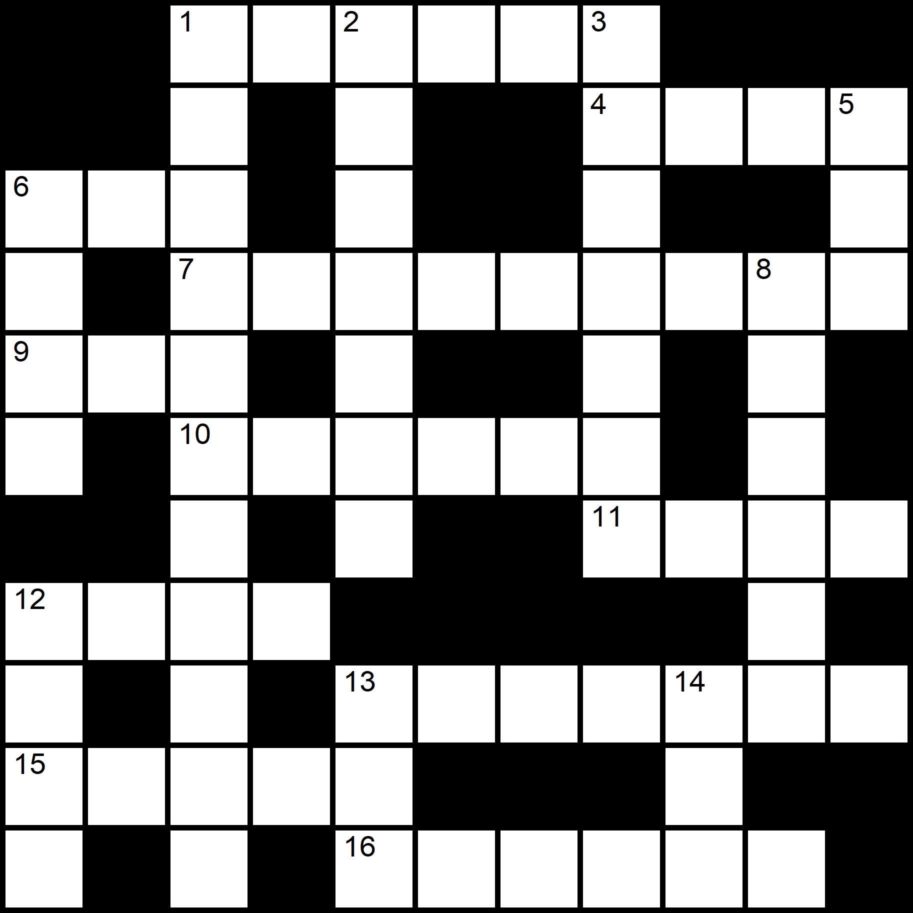 Easy Crosswords -
Placidus Flora - Crossword number eleven