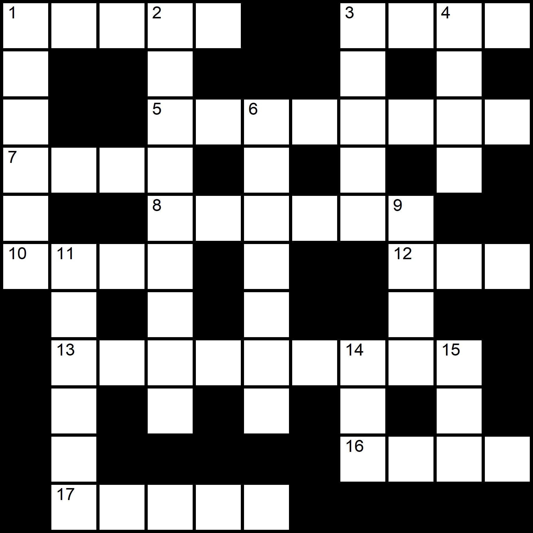 Free Crosswords -
Placidus Flora - Crossword number thirteen