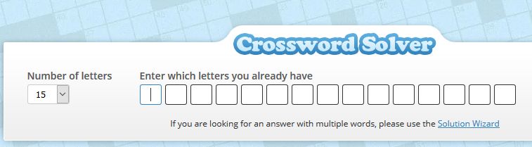 Crosswordsolver.org crossword solver tool