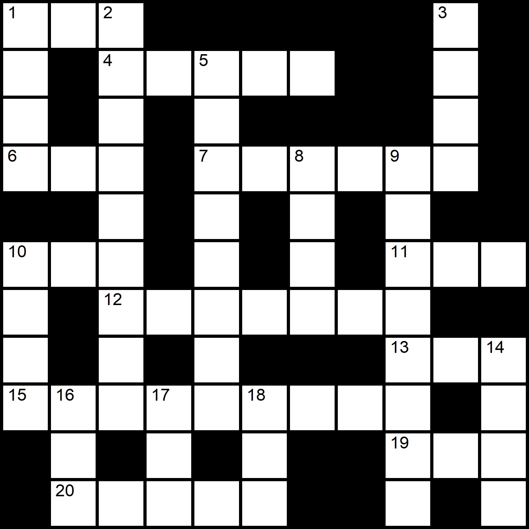 Easy Crossword Puzzles  -
Placidus Flora - Crossword number six