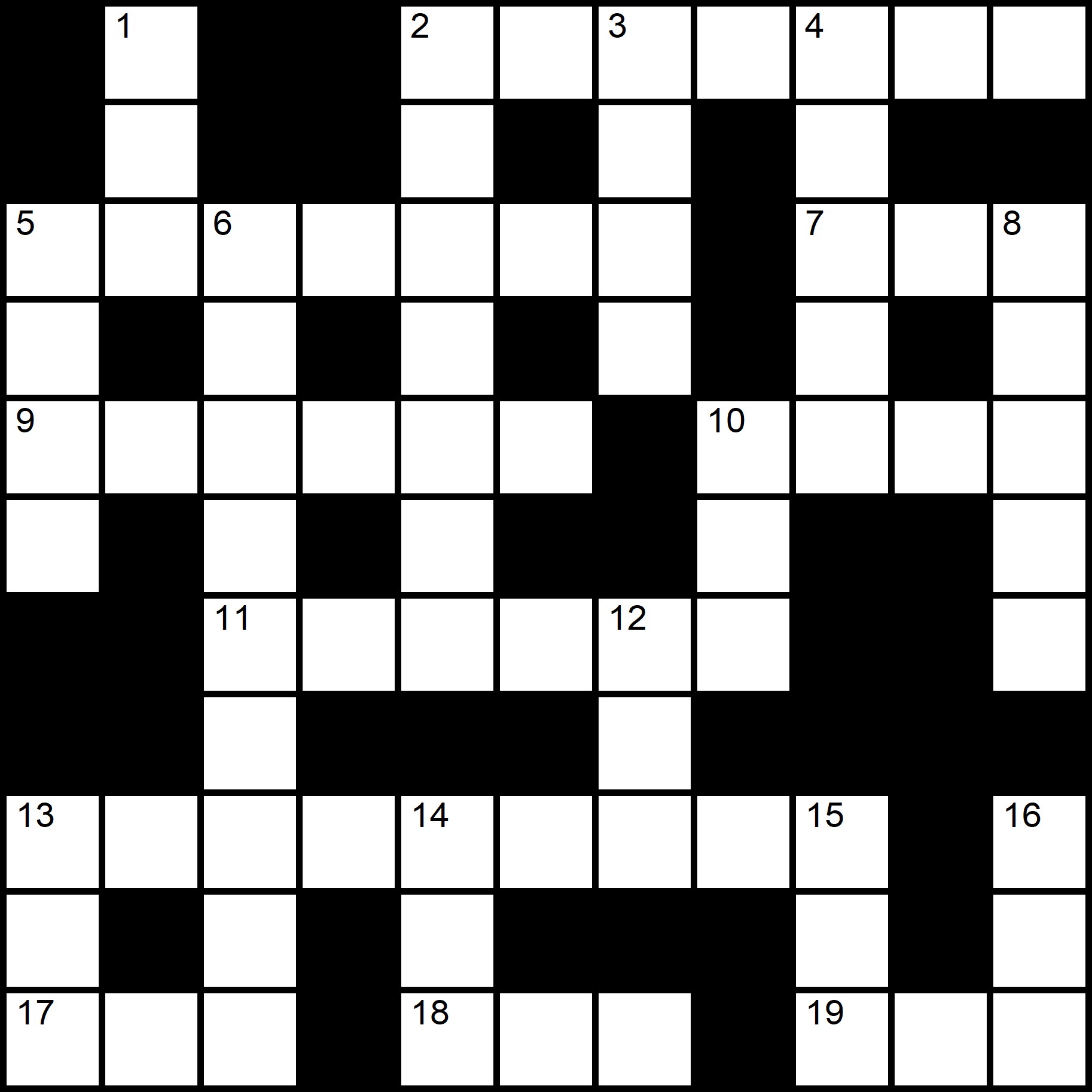 Easy Printable Crossword Puzzle - Placidus Flora - Crossword number one