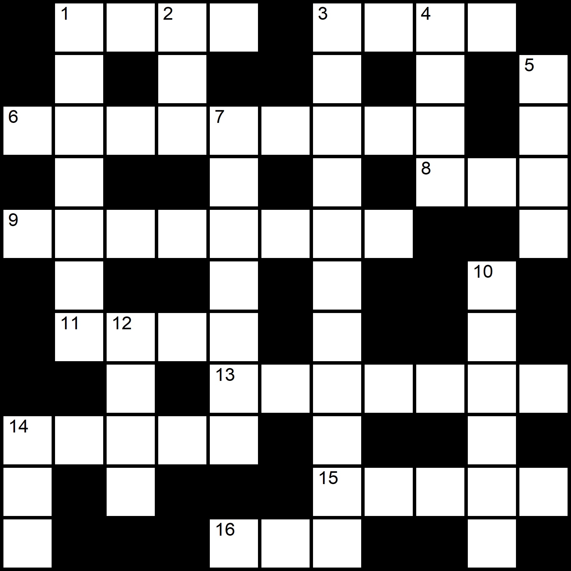 Printable Crosswords -
Placidus Flora - Crossword number fourteen