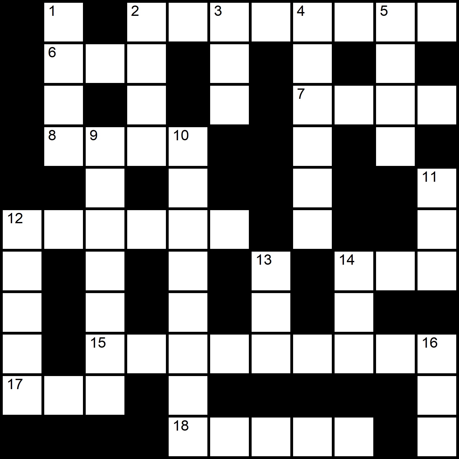 English Crosswords -
Placidus Flora - Crossword number fifteen