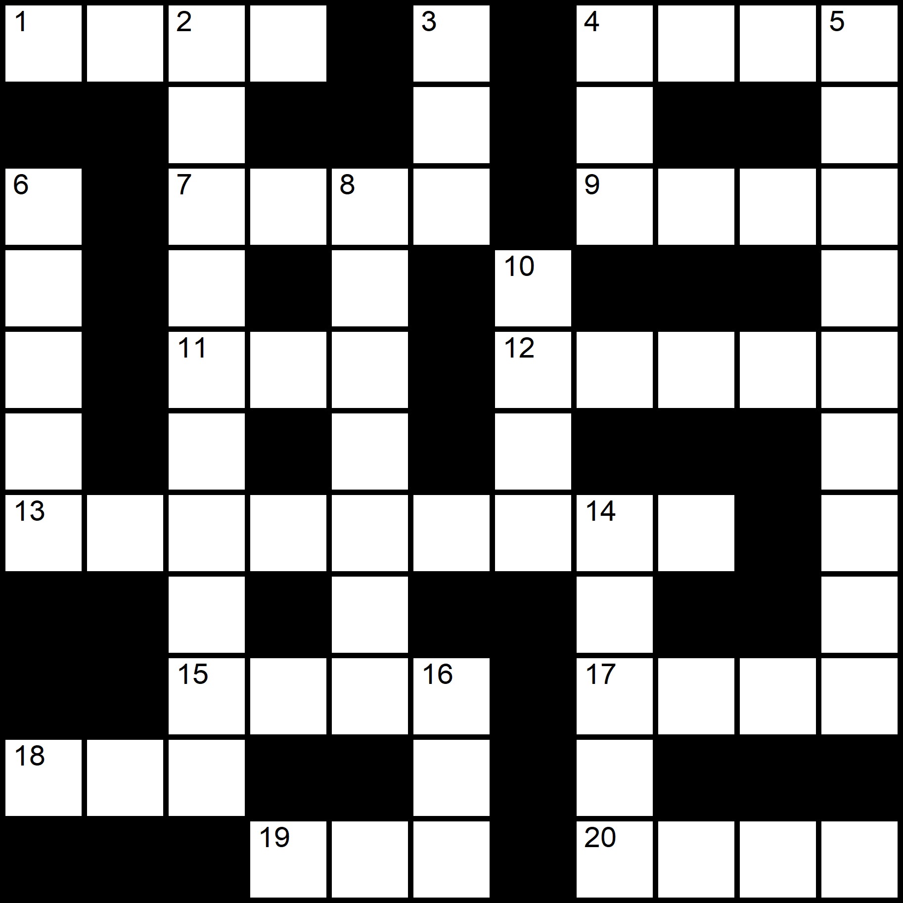 Simple Crossword Puzzles -
Placidus Flora - Crossword number twenty-two