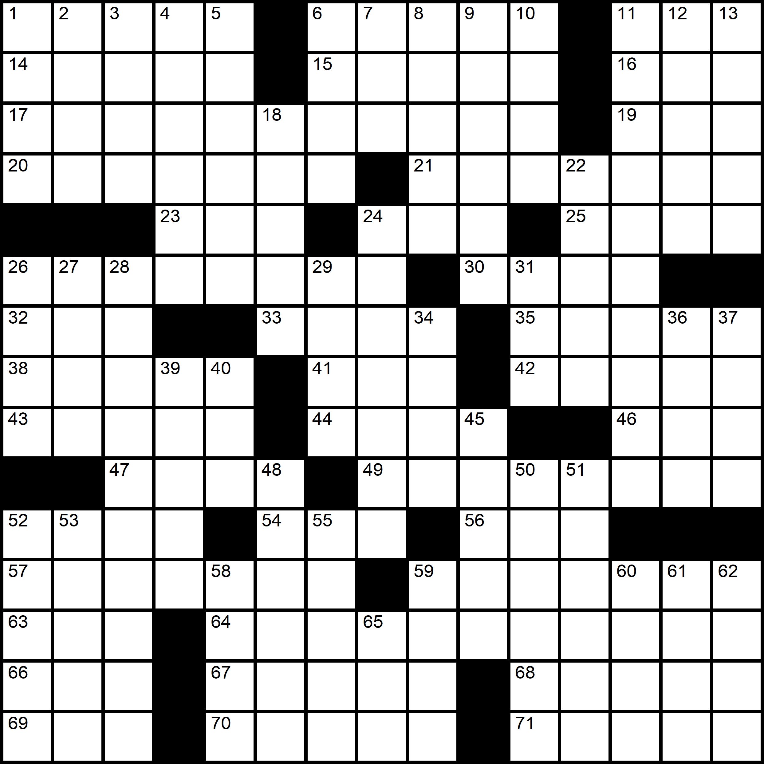 Crossword Puzzle